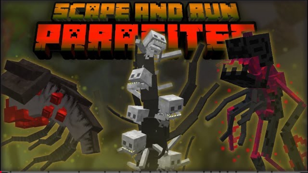 scape and run parasites, паразиты в майнкрафт мод #3