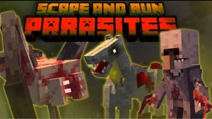 scape and run parasites, паразиты в майнкрафт мод #1