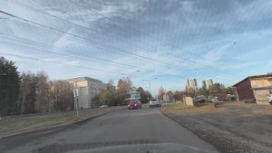 Дорога от ул. Ленинградская до проспекта Свободный, г. Красноярск 26.10.2025г.