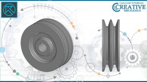 Шкив клиноременной передачи в Компас 3D