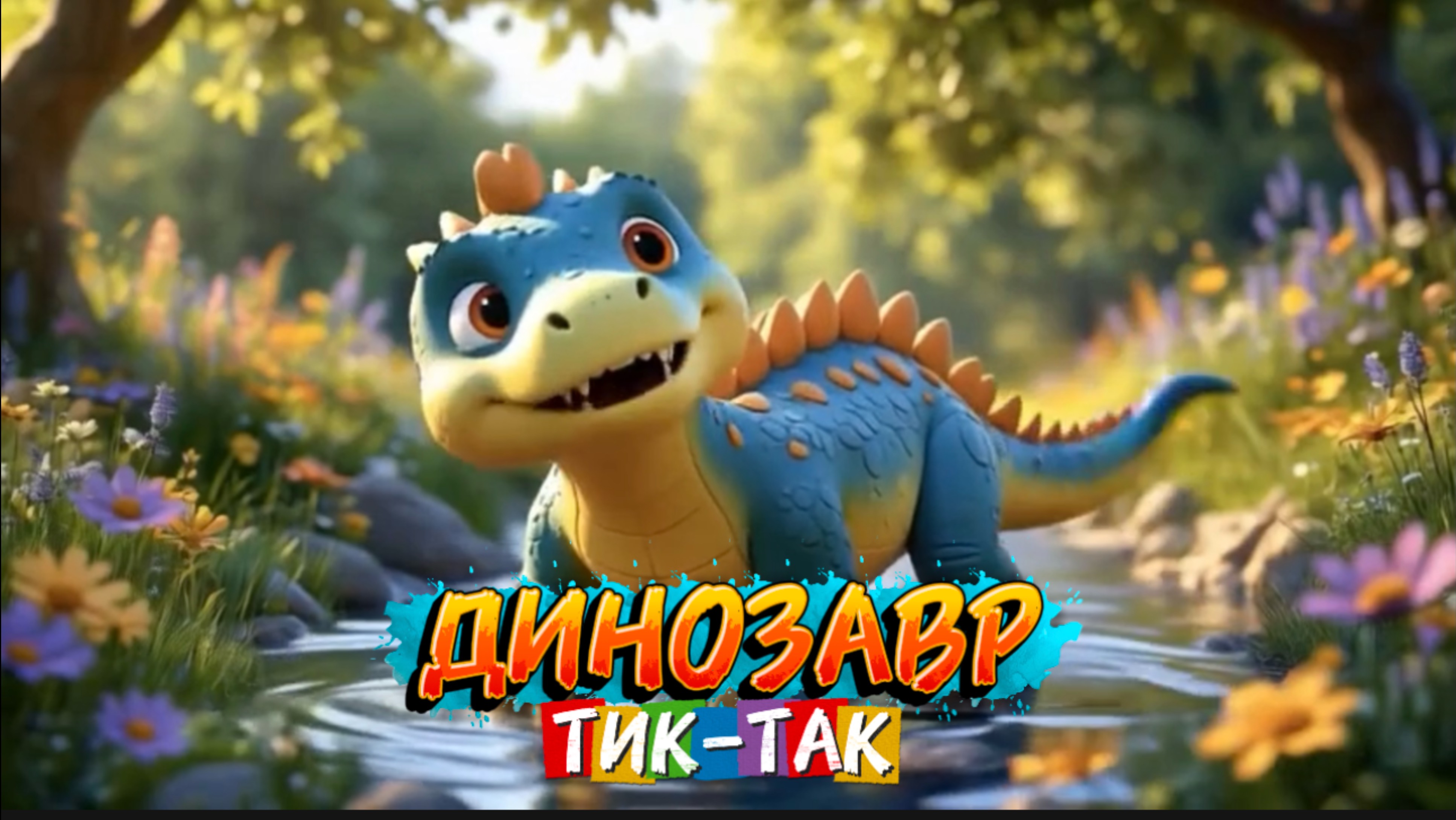 Динозавр тик-так , мультфильмы для детей про динозавров