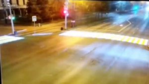 Момент смертельного ДТП в Хабаровске