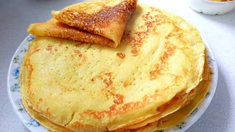 Рецепт блинов Как приготовить блины Просто Вкусно Всегда получается