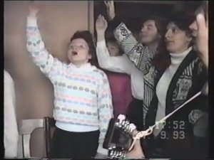 Евангелизация в городе Няндома 27.09.1993 г. (1 ч.)