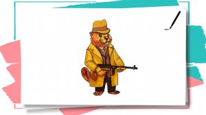 Как нарисовать мем Бобрито Бандито