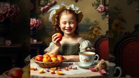 Красивый подарок бабушке от внучки! Маленькая девочка: трогательные фото, видео №21