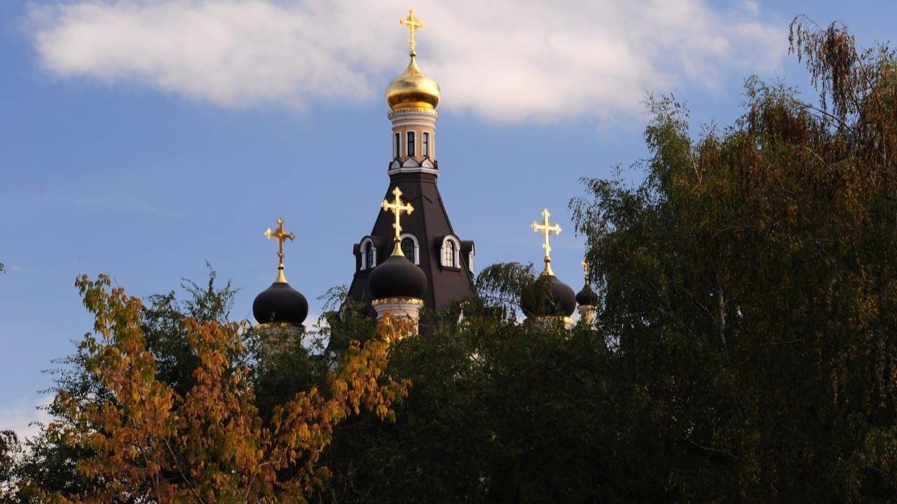 Поздняя Литургия. Неделя 20-я по Пятидесятнице. Свв. Отцев 7 Вселенского Собора смотреть онлайн