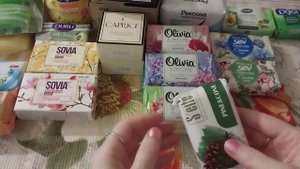 Запасы туалетного мыла.