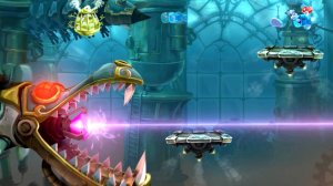 Прохождение игры Rayman Legends, 7 этап эпизод 20 000 люмов под водой. Творение безумца!