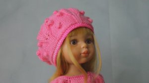 КАК СВЯЗАТЬ БЕРЕТИК ДЛЯ КУКЛЫ Паола Рейна на 5-ти спицах 1 часть
