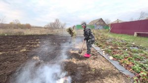 МОЯ УЮТНАЯ ДЕРЕВЕНСКАЯ ЖИЗНЬ. ПОСАЖАЛИ ЧЕСНОК НА ЗИМУ. НАШИ БУДНИ ОСЕНЬЮ.