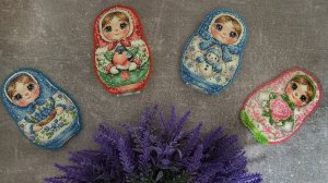 КАК  Я ОФОРМЛЯЮ СВОИ МАТРЕШКИ ВЫШИТЫЕ КРЕСТИКОМ🪡🧵