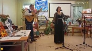 Таланты нашего города Саратова Валентина Новосёлова. Выступление в библиотеке номер 2.