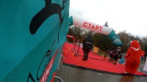 Финишный коридор Измайловского полумарафона 2025