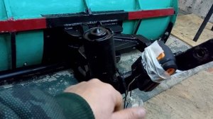 самодельный актуатор на поворот лопаты.