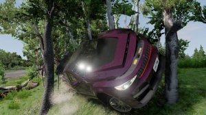 Лютый американский монстр на дороге!! Краш-тест в BeamNG Drive!!!