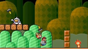 Super Mario Advance 4 E-Reader Rampage [GBA] Romhack