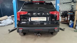 Фаркоп на Haval Jolion с 2021 г.в, легкосёъмный шар под квадрат.
