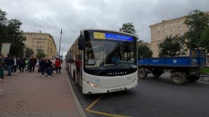 39Э: Аэропорт Пулково - ст.м.Московская (из окна автобуса), август 2021 года