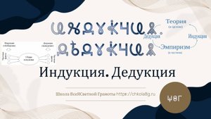Индукция. Дедукция. ВсеЯСветная Грамота