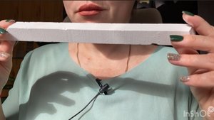 Хруст Асмр мелом.