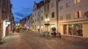 Фюссен, Германия 🇩🇪 Очаровательная вечерняя прогулка после Сильного шторма 4K 🇩🇪