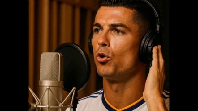 Криштиану Роналду поет