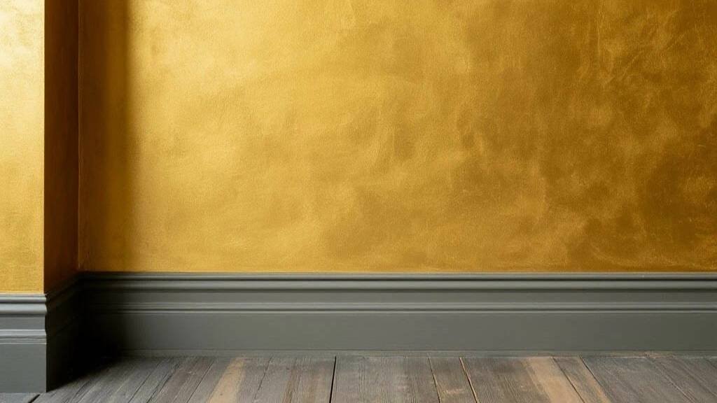 Монтаж  плинтуса для пола