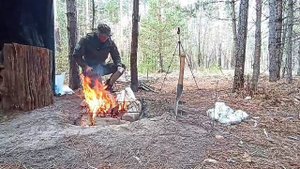 ПОХОД ВЫХОДНОГО ДНЯ / ЛЕСНОЙ ФОРМАТ И ПОХОДНЫЕ ИСТОРИИ / ГОТОВКА В ЛЕСУ НА КОСТРЕ / НАСТРОЕНИЕ 🤙