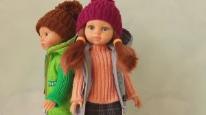 КАК СВЯЗАТЬ СВИТЕР ДЛЯ КУКЛЫ НА СПИЦАХ 1часть  одежда для кукол, как связать, связать спицами, МК,