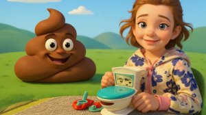 Веселые приключения Алины в игре "Попади какашкой в унитаз"