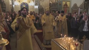 Слова митр. Воскресенского Григория и священства на службе в день памяти прот. Георгия Вахромеева.