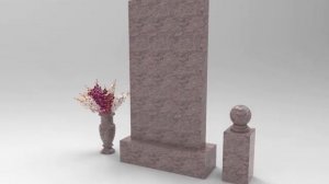 Памятники из гранита Грин Гэлакси     из материала Винга  из гранита Багама Б