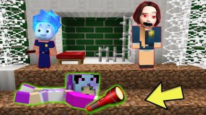 СДЕЛАЛА ПОБЕГ ИЗ ТЮРЬМЫ МАМА ДИМ ДИМЫЧА И НОЛИК ИЗ ФИКСИКИ В МАЙНКРАФТ   НУБИК В MINECRAFT МУЛЬТИК