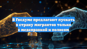 В Госдуме предлагают пускать в страну мигрантов только с медсправкой и полисом