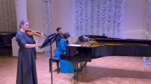 С.Франк Соната для скрипки и фортепиано часть 1