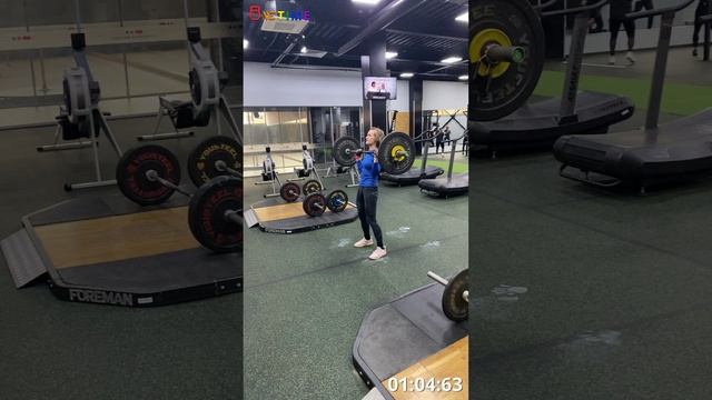 Зайцева Анна ТФ ЛюберцыЧК48.свой вес - 53.9 вес штанги: 1-ая - 225 2-ая - 30