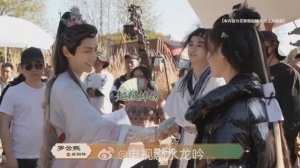 Закадровые съемки дорамы "Песня водяного дракона"