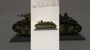 коллекционная модель французского танка Char FCM 2C в масштабе 1:43 легендарные танки выпуск 15