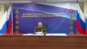 Верховный Главнокомандующий посетил один из пунктов управления Объединённой группировки войск 26.10
