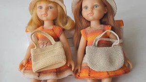 КАК СВЯЗАТЬ ПЛАТЬЕ ДЛЯ КУКЛЫ КРЮЧКОМ