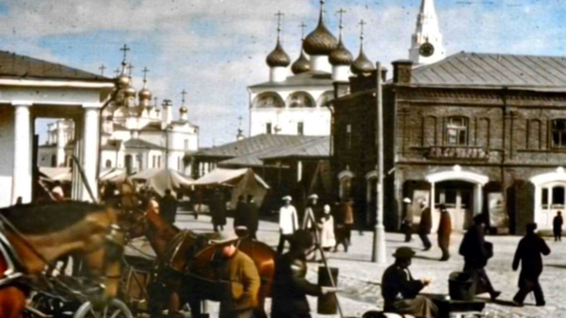 Город Вязники на оживших старинных фотографиях начала 20 века. 1-я часть