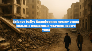 Science Daily: Калифорнии грозит серия сильных подземных толчков нового типа