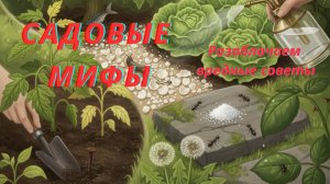 Садовые мифы, в которые стыдно верить! Разоблачаем вредные советы