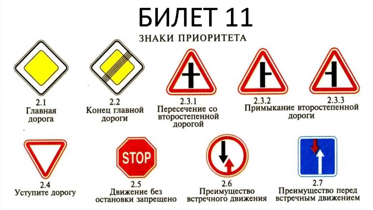 Билет  11  ПДД 2025 прохождение (телефон)