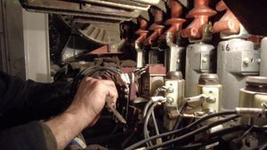 ЖД. Освещение измерительных приборов, прожектор, не все устранил по зарядке АКБ. 92/25