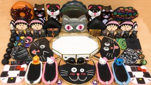 ЧЁРНЫЙ СЛАЙМ💖 Слайм АСМР 💖 Распаковка слаймов 💖 Микс крутых слаймов 💖