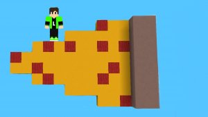 Паркур из еды в Майнкрафт
