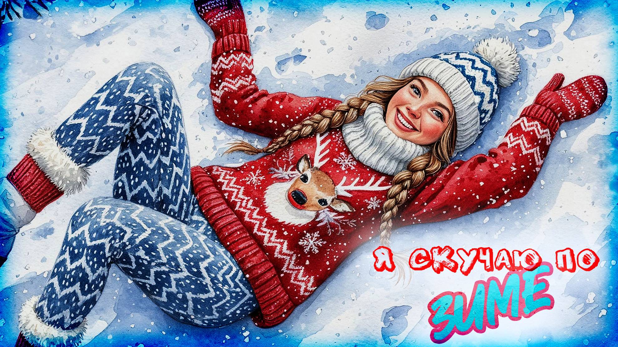 Песни нейросети. Я скучаю по зиме - НейроНочка смотреть онлайн