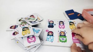 Настольная игра "Матрёшки на ладошке", бренд Bondibon